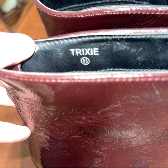 So Me patent Leather Heeled Booties Square toe - Picture 11 of 11